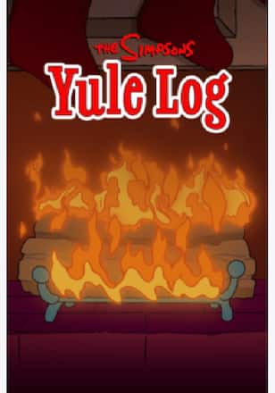 The Simpsons Yule Log