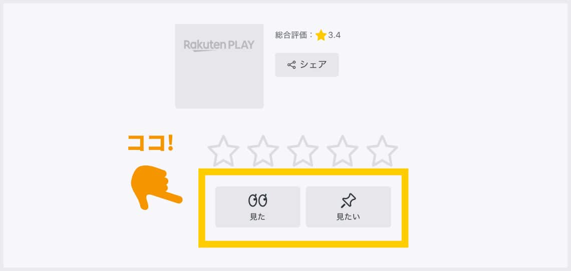 見た、見たいで作品をスマートに管理